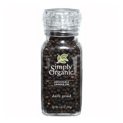 Simply Organic Daily Grind Certified Organic Peppercorns (6x2.65Oz)