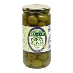 De Lallo Stuffed Queen Olives (6x14Oz)