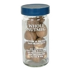 Morton & Bassett Whole Nutmeg Jars (3x1.9Oz)