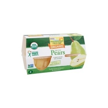 Field Day Organic Diced Pear Cups (6x4PK )