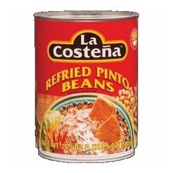 La Costena Bean Refried Pinto Beans (12x20.5 Oz)