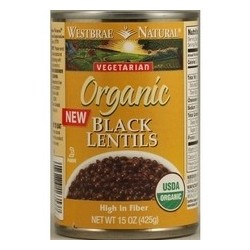 Westbrae Foods Black Lentils 1 (12x15Oz)