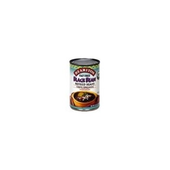 Little Bear Black Refried Beans Fat Free (12x16 Oz)