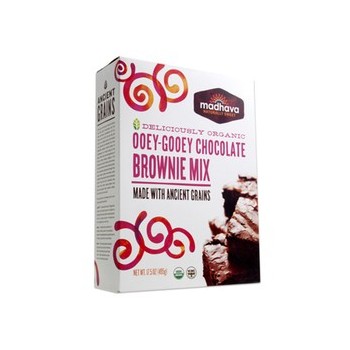 Madhava Ooey-Gooey Chocolate Brownie (6x17.5 OZ)