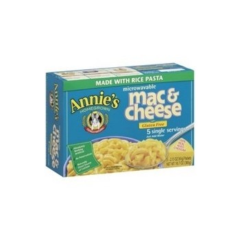 Annie's Homegrown Rice Pasta & Wisconsin Cheddar Mac & Cheese (6x10.7 Oz)