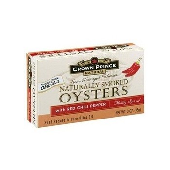 Crown Prince Oysters W/Chli Pepper (18x3OZ )