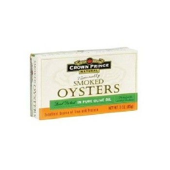 Crown Prince Smoked Oysters W/Oo (18x3OZ )