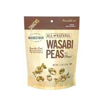 Woodstock Peas Wasabi Natural (8x7.5OZ )