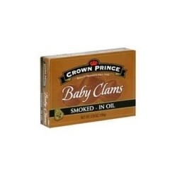 Crown Prince Clams Smoked in Olive Oil (12x3 Oz)