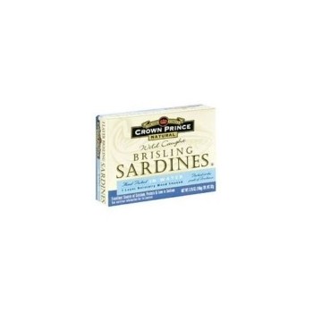 Crown Prince Brisling Sardines in Water (12x3.75 Oz)