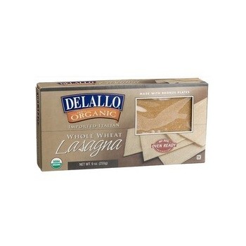 De Lallo Og1 Wholewheat Lasagna NB (12x9Oz)