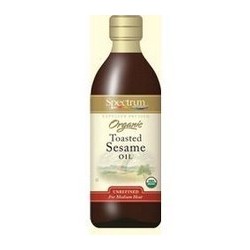 Spectrum Naturals Toasted Unrefined Sesame Oil ( 6x8 Oz)