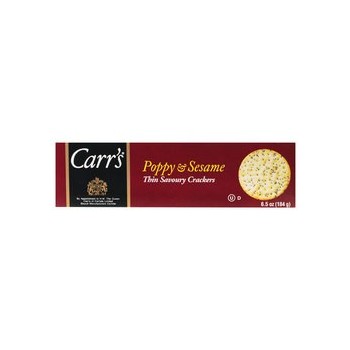 Carr's Poppy & Sesame Crackers (12x6.5 OZ)