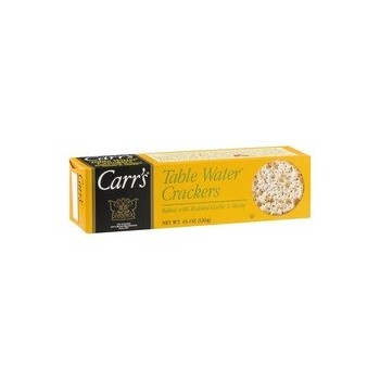 Carr's Table Water Crackers with Roasted Garlic and Herbs (12x4.25 OZ)