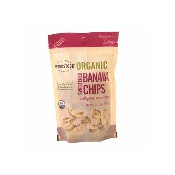 Woodstock Sweetened Banana Chips (8x6Oz)