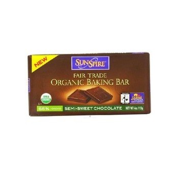 Sunspire Semi Sweet Bake Bar (12x4OZ )