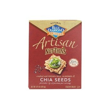 Blue Diamond Chia Seed Crackers (12x4.25OZ)