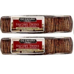 Sesmark Foods Thins Wht/Sesame (12x3.2OZ )