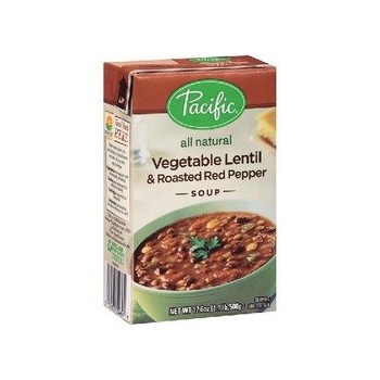 Pacific Natural Foods Veg Lntl/Red Pepper (12x17OZ )