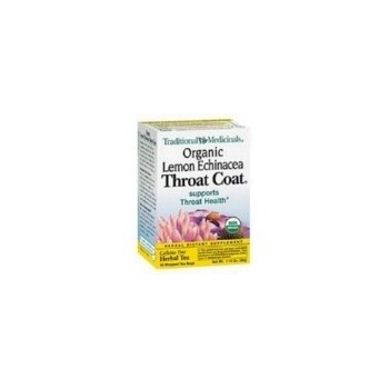 Traditional Medicinals Lemon Echinacea Throat Herb Tea (6x16 Bag)