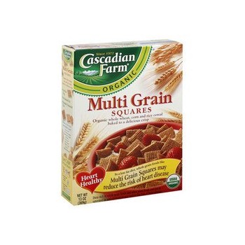 Cascadian Farm Multi Grain Sqrs (10x12.3OZ )