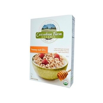 Cascadian Farm Honey Nut O's Cer (12x9.5OZ )