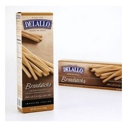 De Lallo Italian Traditional Grissini Breadsticks (12x4.4Oz)