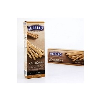 De Lallo Italian Traditional Grissini Breadsticks (12x4.4Oz)