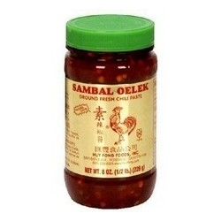 Huey Fong Sambal Oelek Ground Fresh Chili Paste (24x8Oz)