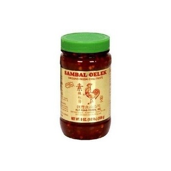 Huey Fong Sambal Oelek Ground Fresh Chili Paste (24x8Oz)