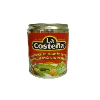 La Costena Green Pickled Sliced Jalapeno Peppers (24x7Oz)