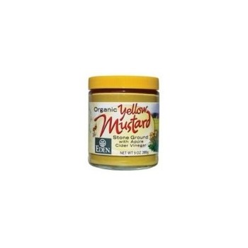 Eden Foods Yellow Mustard Glass (12x9 Oz)