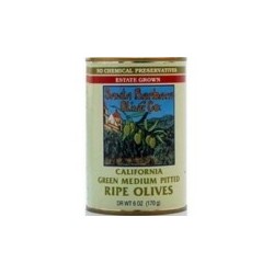 Santa Barbara Cal Green Pitted Olives (12x6 Oz)