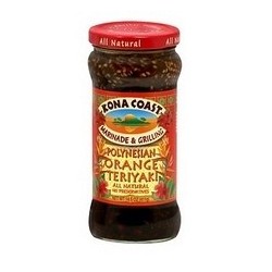 Kona Coast Marinade & Grilling Orange Teriyaki Sauce (6x14.5Oz)