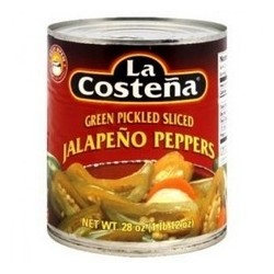 La Costena Sliced Jalapeno Peppers (12x12Oz)