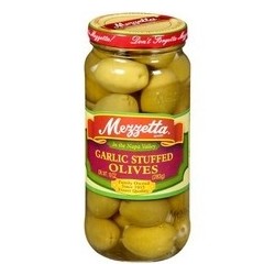 Mezzetta Olive, Stuffed Garlic (6x10Oz)